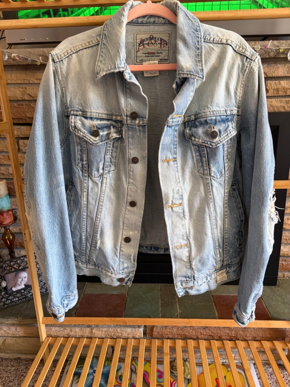 Men’s Abercrombie & Fitch Light Blue Denim Jacket